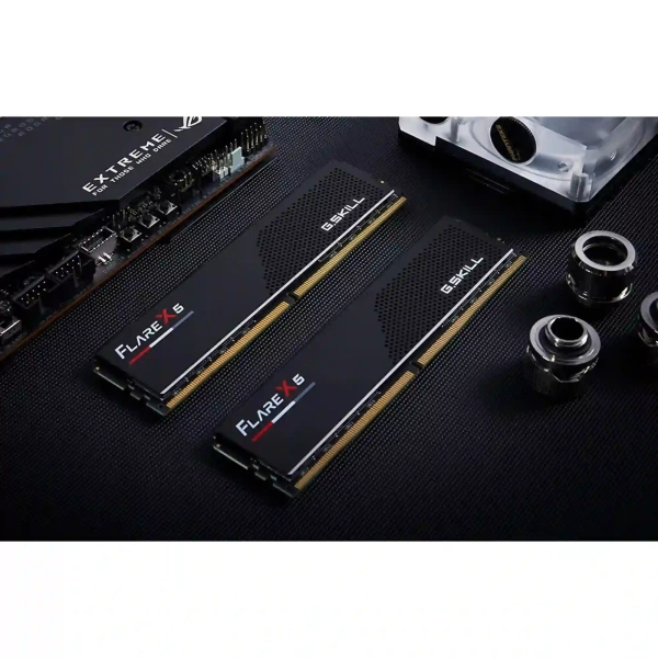 Купити Модуль пам'яті G.Skill Flare X5 Black DDR5-6000 32GB (2x16GB) CL36-48-48-96 1.25V AMD EXPO (F5-6000J3648D16GX2-FX5) - фото 5