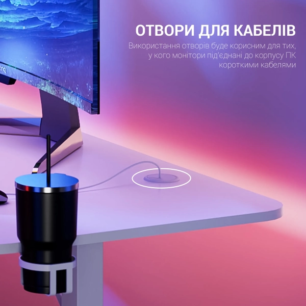 Купити Комп'ютерний стіл GamePro GDC216W - фото 12