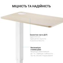 Купить Офисный стол с регулировкой высоты OfficePro ODM366W - фото 8