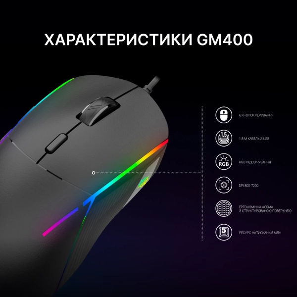 Купити Мишка GamePro GM400 - фото 12