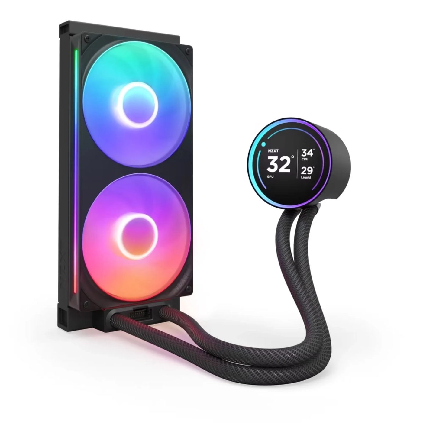 Купити Система водяного охолодження NZXT Kraken Elite 280 RGB Black (RL-KR28E-B2) - фото 2