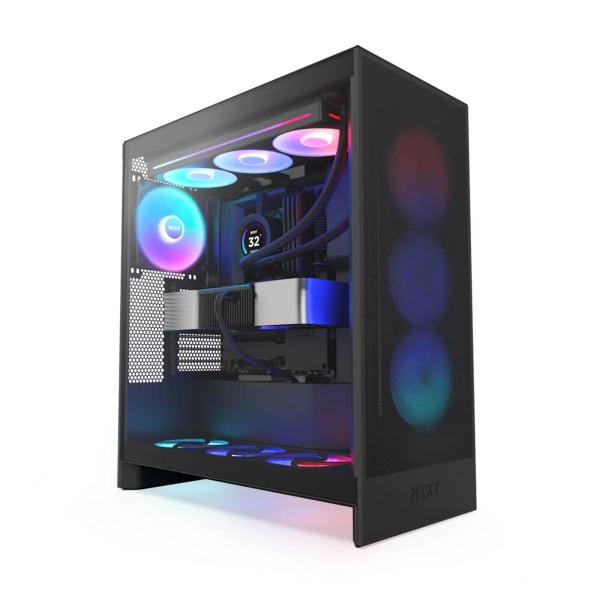 Купити Корпус NZXT H7 Flow RGB Black (CM-H72FB-R1) - фото 1