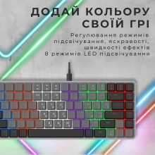 Купить Клавиатура GamePro MK140R Red Swich Low Profile USB Dark Gray - фото 13