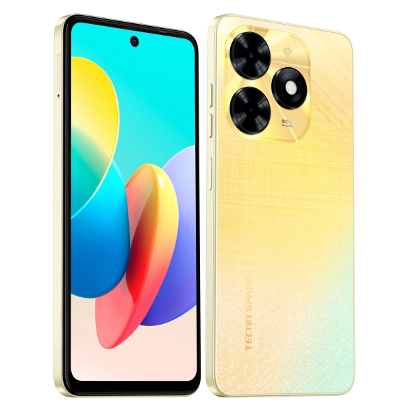 Купити Смартфон Tecno Spark 20c (BG7n) 8/128GB (4894947016943) Alpenglow Gold - фото 1