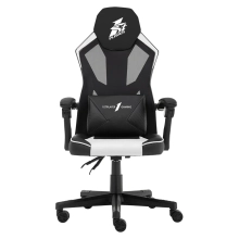 Купить Кресло для геймеров 1stPlayer P01 Black-White - фото 1