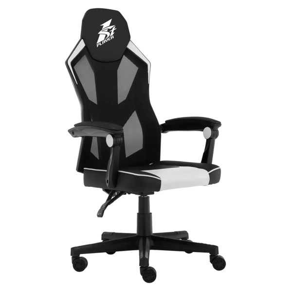 Купить Кресло для геймеров 1stPlayer P01 Black-White - фото 2