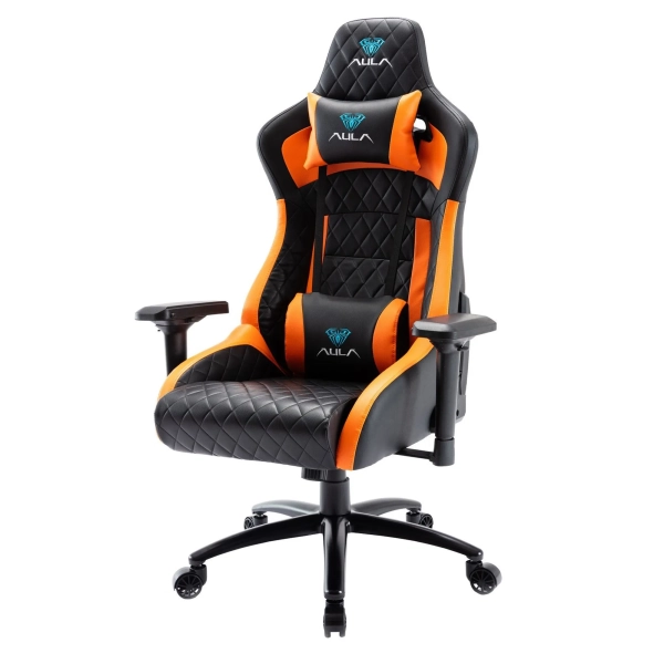Купити Крісло для геймерів Aula F1031 Gaming Chair Black/Orange (6948391286211) - фото 3