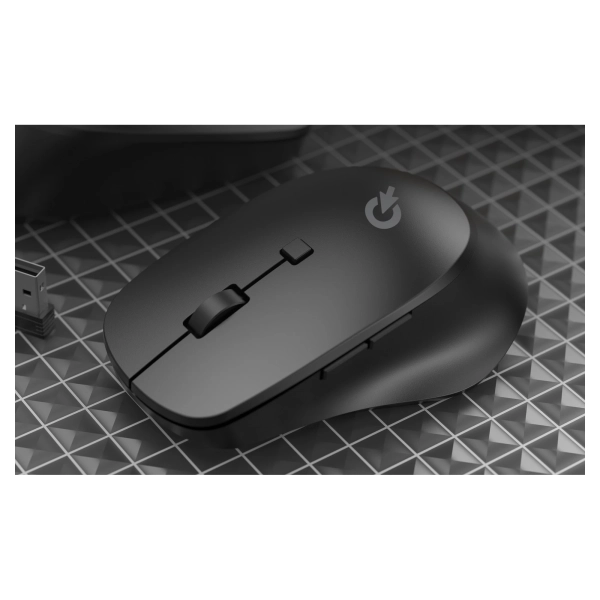 Купити Миша OfficePro M305B Silent Click Ergonomic Wireless Black - фото 3