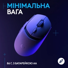 Купить Мышь Logitech G309 Lightspeed Wireless/Bluetooth White (910-007207) - фото 5