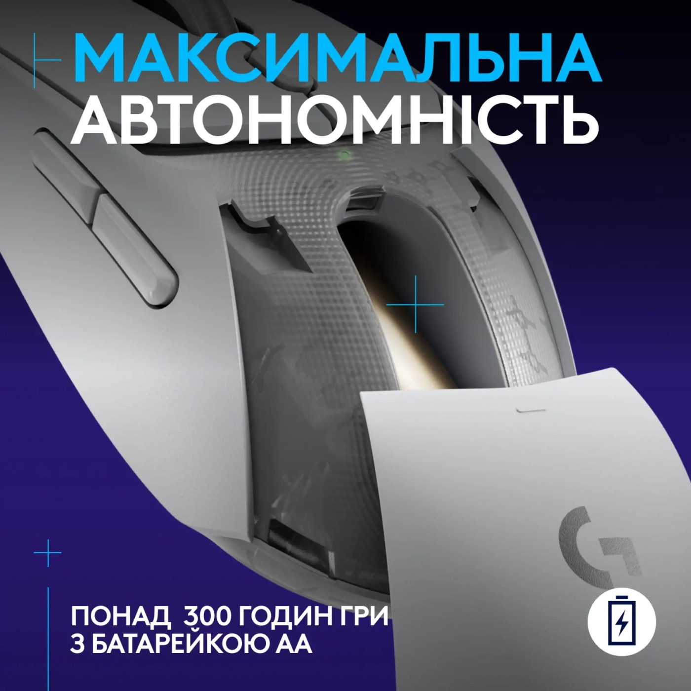 Купить Мышь Logitech G309 Lightspeed Wireless/Bluetooth White (910-007207) - фото 6