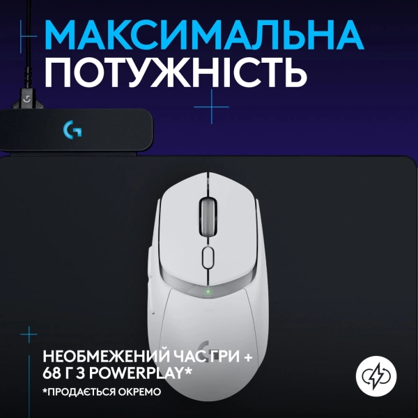 Купить Мышь Logitech G309 Lightspeed Wireless/Bluetooth White (910-007207) - фото 7