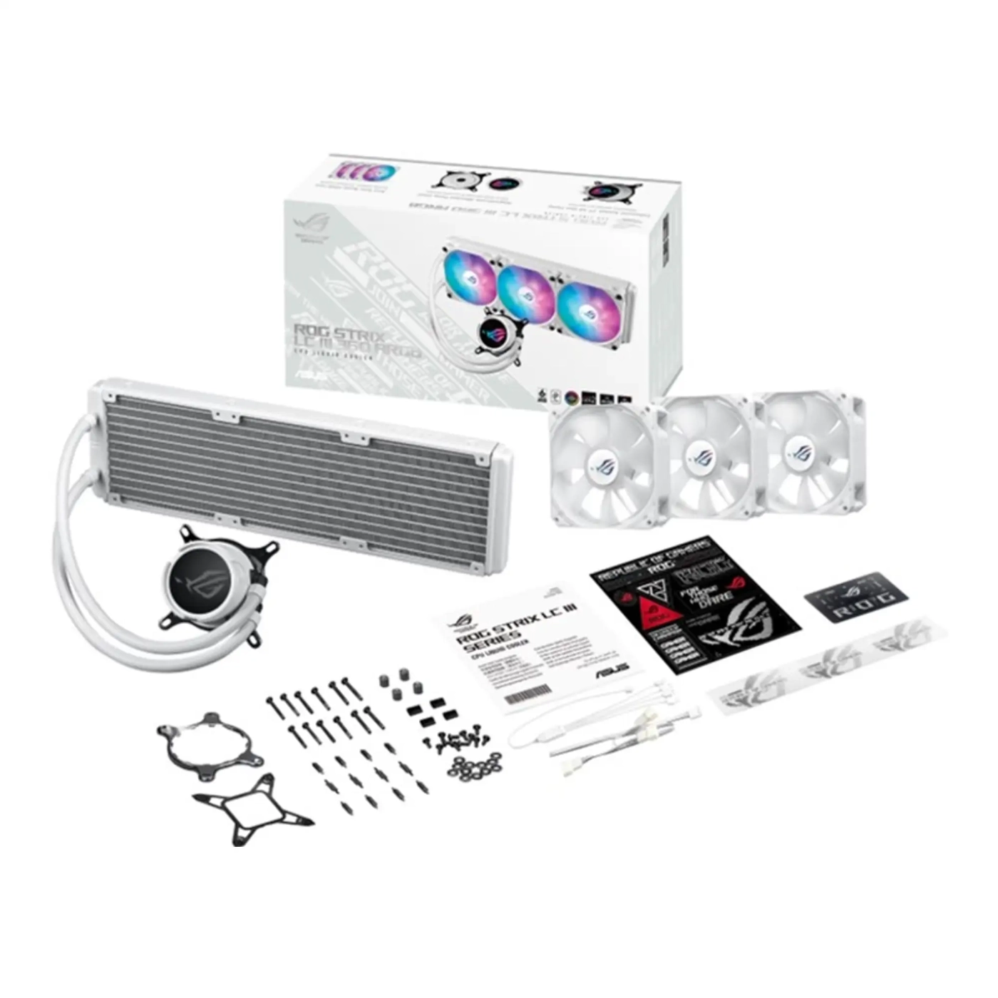 Купити Система водяного охолодження ASUS ROG-STRIX-LC-III-360-ARGB-WHT (90RC00T2-M0UAY0) - фото 7