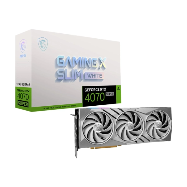 Купить Видеокарта MSI Nvidia GeForce RTX 4070 SUPER 12G GAMING SLIM WHITE - фото 6