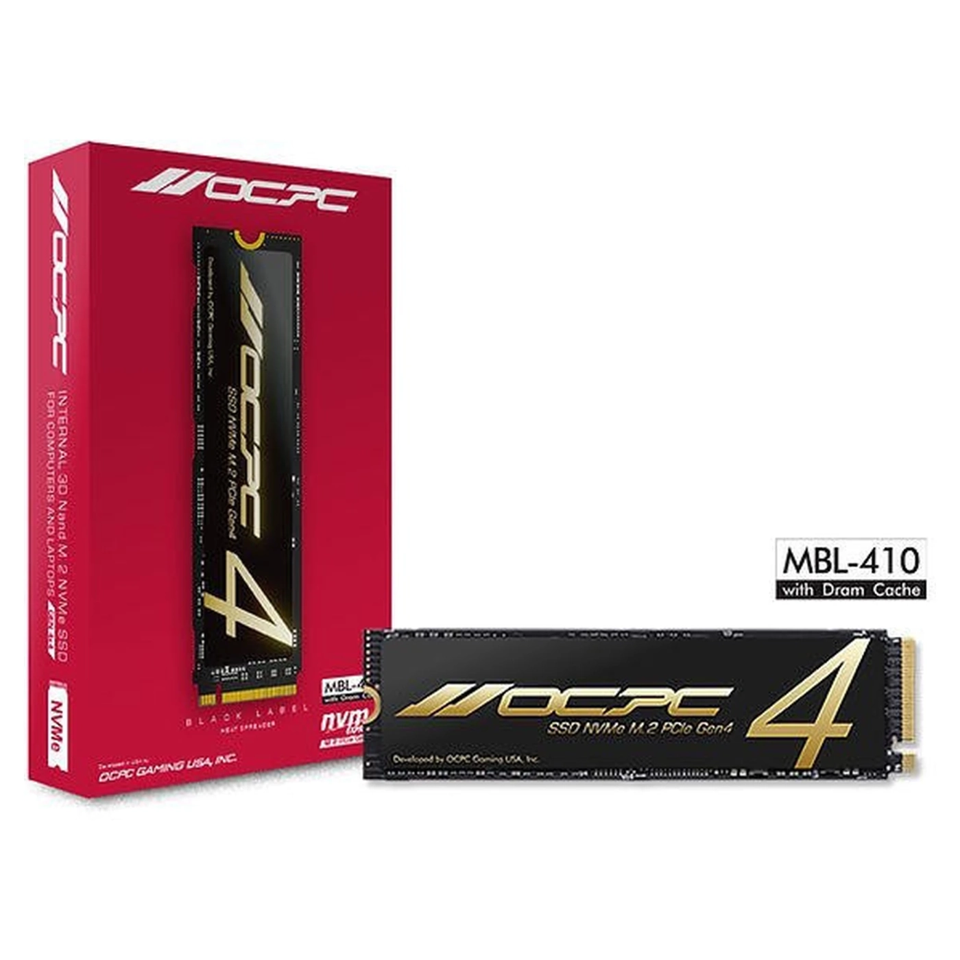 Купить SSD диск 512GB OCPC MBL-410 Heatsink M.2 NVMe PCIe 4.0 x4 (OCMBL410512GB) - фото 3