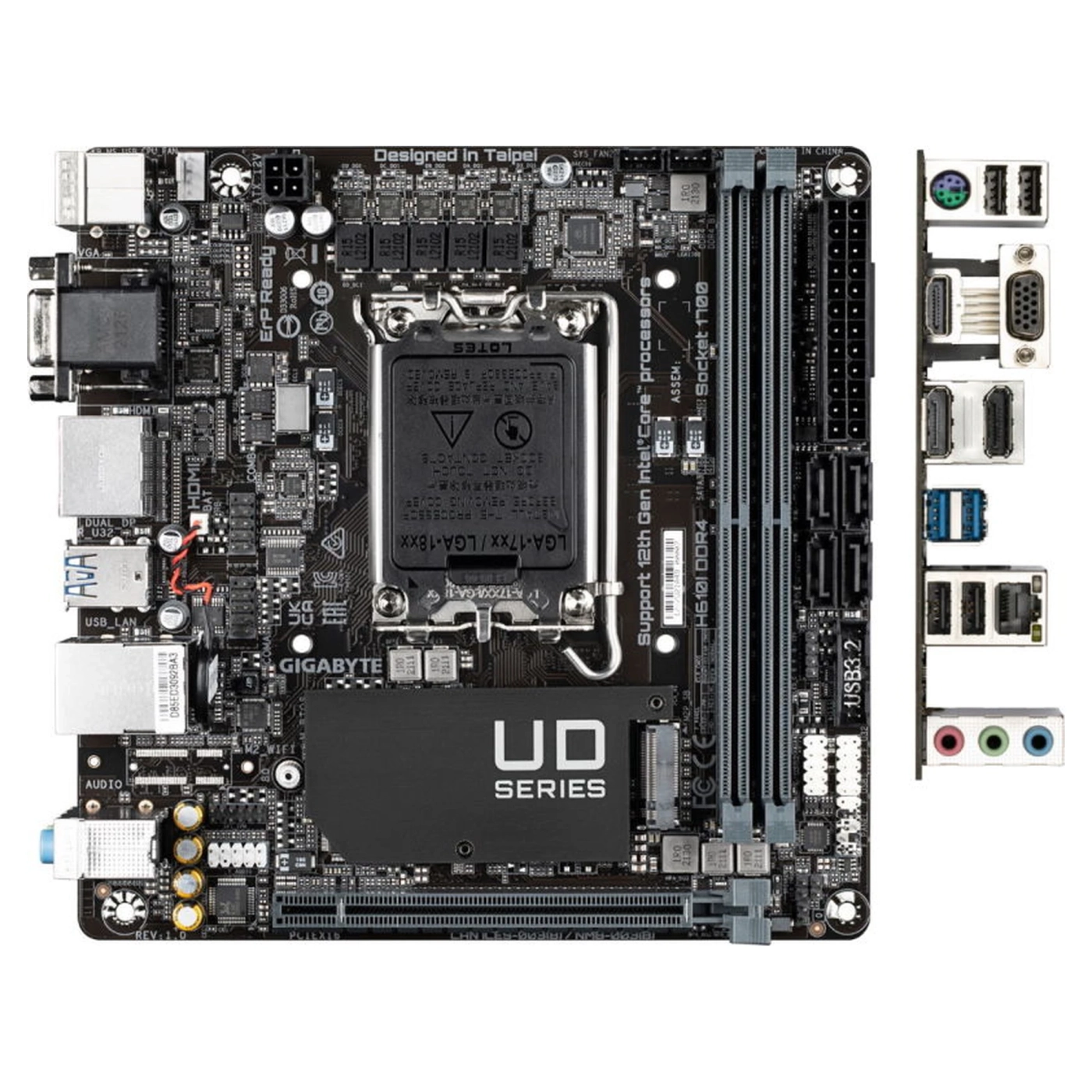 Купить Материнская плата GIGABYTE H610I DDR4 - фото 4