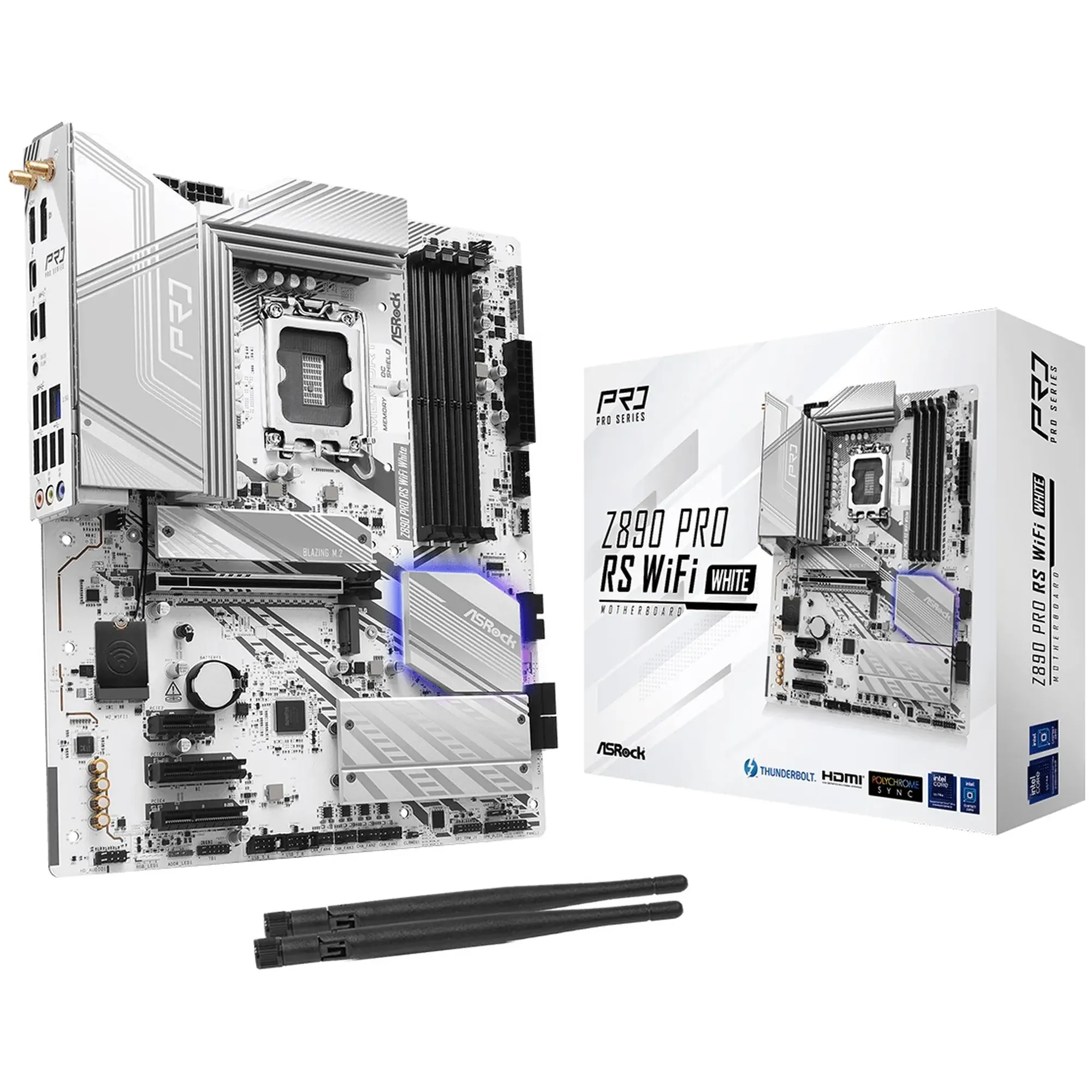 Купити Материнська плата ASRock Z890 PRO RS WIFI WHITE - фото 1