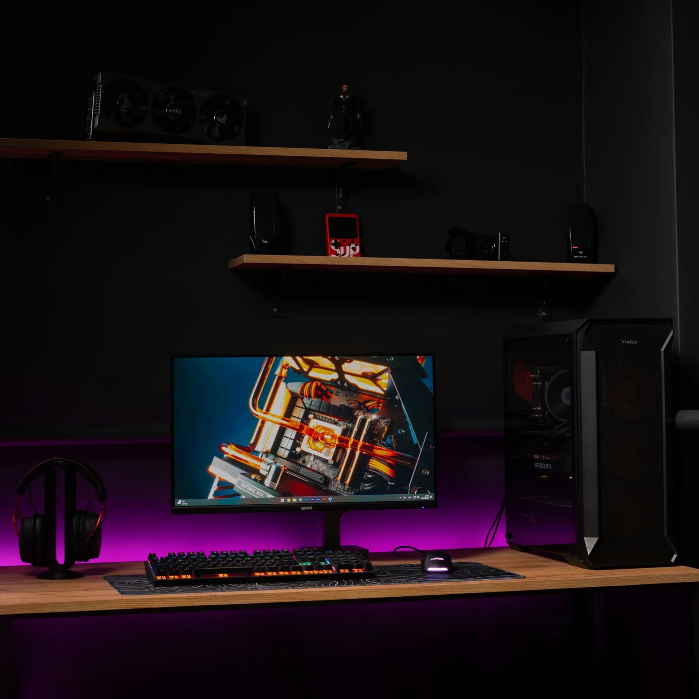 Купити Кріплення для монітора (кронштейн) Qube 4920G до 49" 2-20 кг - фото 9