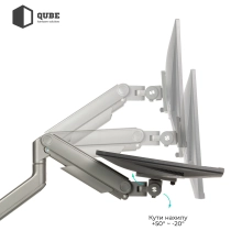 Купити Кріплення для монітора (кронштейн) Qube 4920G до 49" 2-20 кг - фото 7