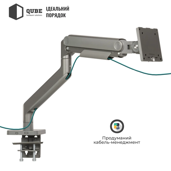 Купити Кріплення для монітора (кронштейн) Qube 4920G до 49" 2-20 кг - фото 9