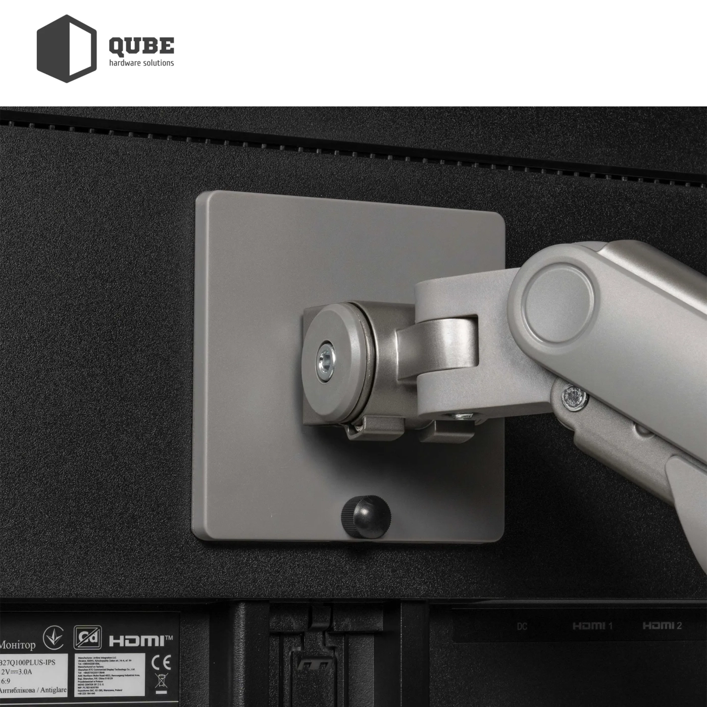 Купити Кріплення для монітора (кронштейн) Qube 4520GD до 2x45" 2-20 кг - фото 15