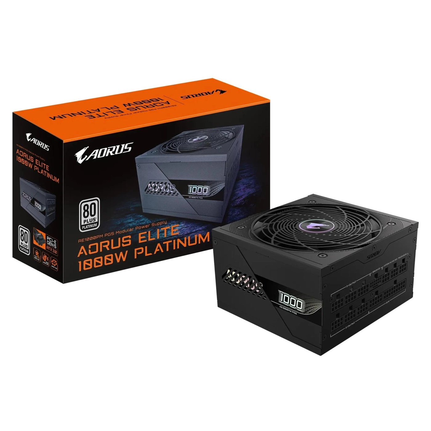 Купить Блок питания Gigabyte AE1000PM PG5 1000W 80+ Platinum Modular PCIe 5.0 (GP-AE1000PM PG5) Black - фото 7