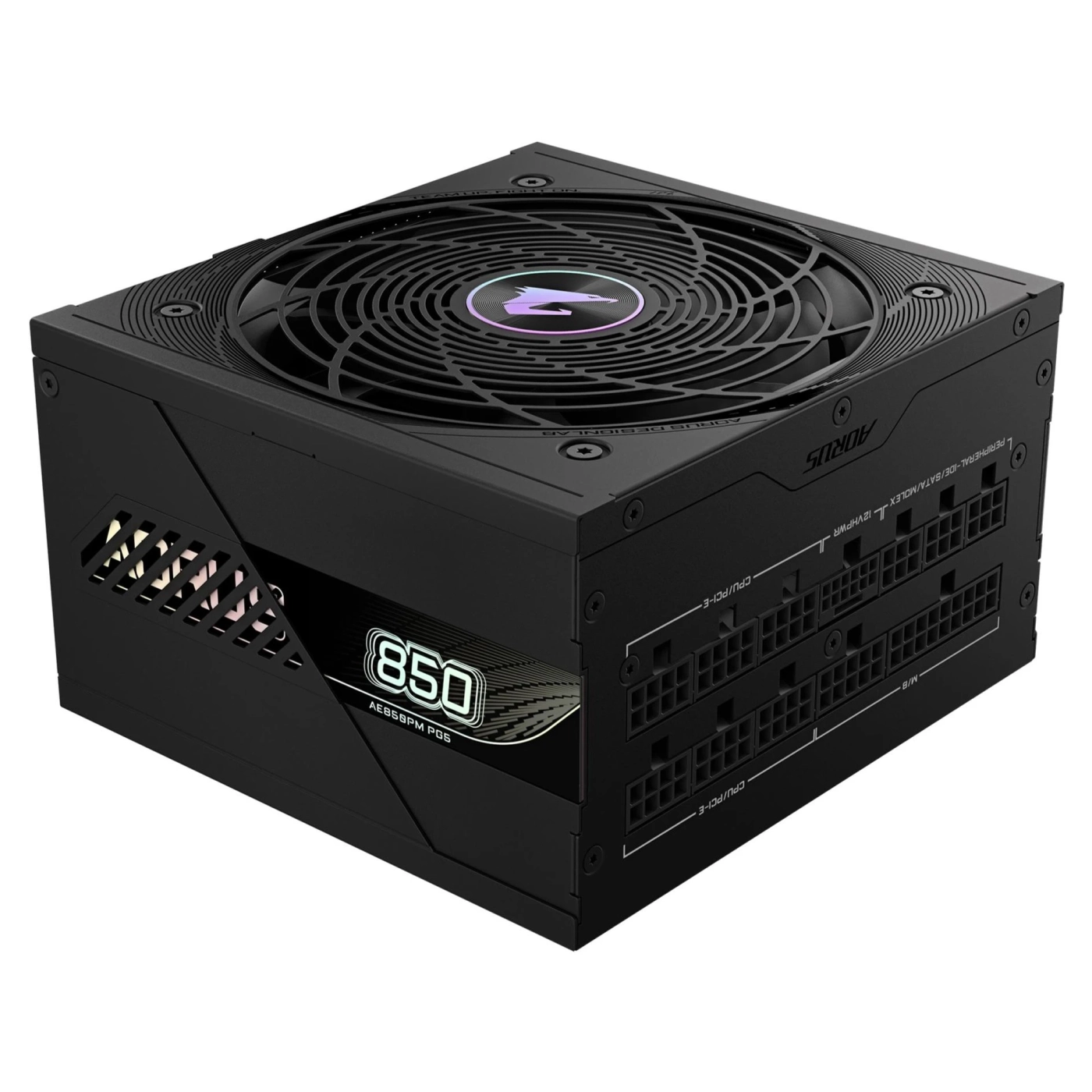 Купити Блок питания Gigabyte AE850PM PG5 850W 80+ Platinum Modular PCIe 5.0 (GP-AE850PM PG5) Black - фото 1