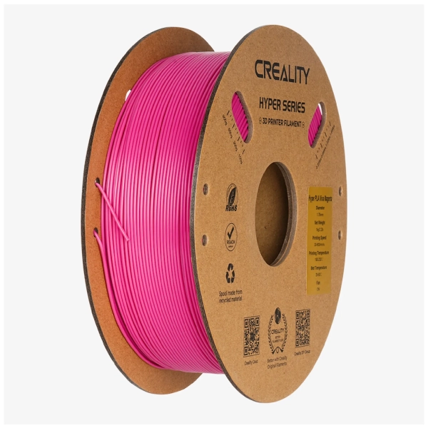 Купить Hyper PLA Filament (пластик) для 3D принтера CREALITY 1кг, 1.75мм, ярко малиновый (3301010413) - фото 1