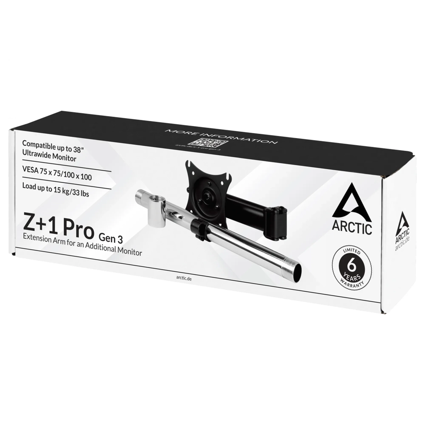 Купити Додаткове кріплення для монітора (кронштейн) Arctic Z+1 Pro (Gen 3) (AEMNT00055A) - фото 7
