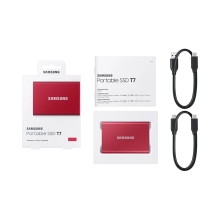 Купить SSD диск Samsung T7 Red 500GB USB-C (MU-PC500R/WW) - фото 8