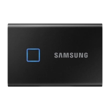 Купить SSD диск Samsung T7 Touch Black 1TB USB-C (MU-PC1T0K/WW) - фото 1