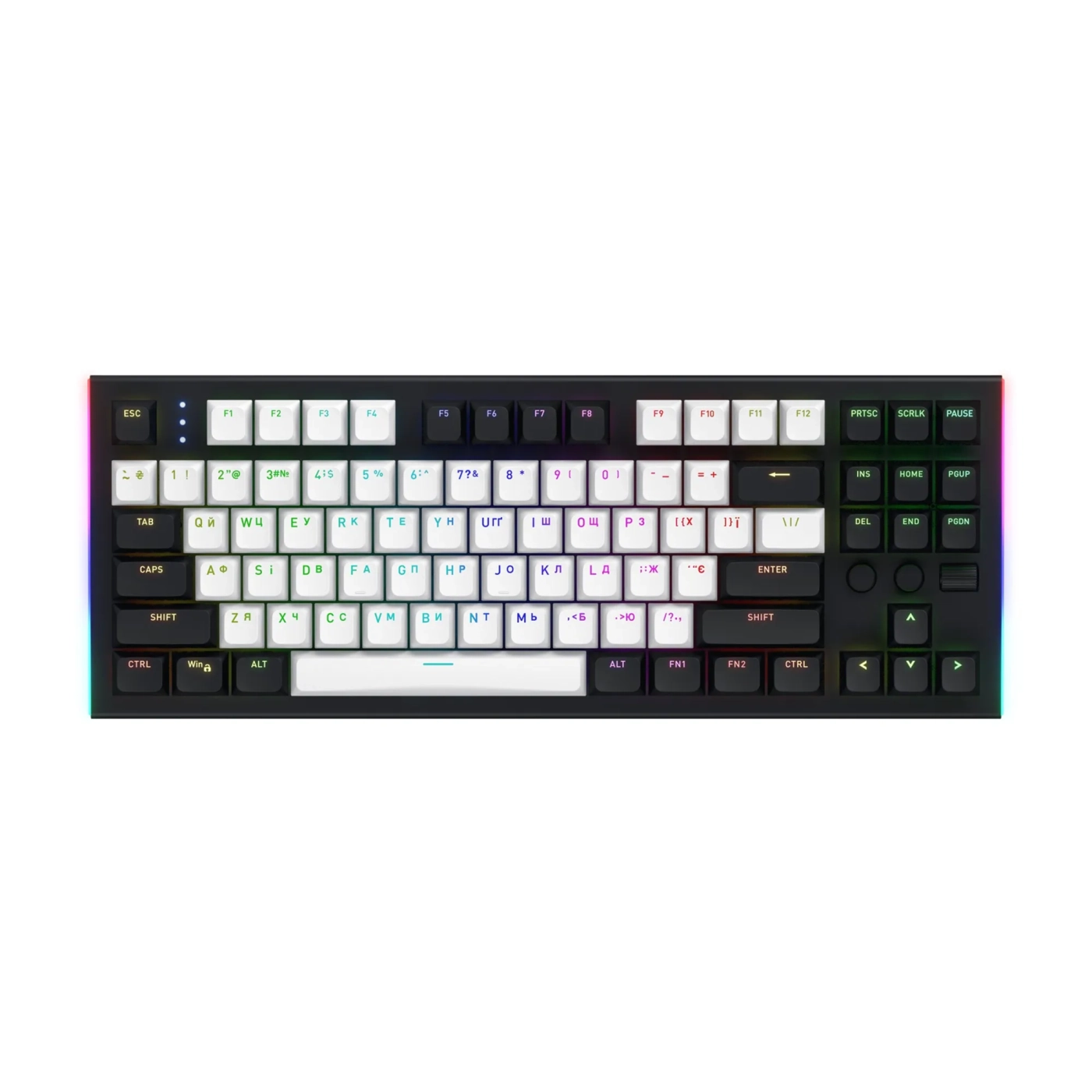 Купити Клавіатура HATOR Gravity TKL Orange Black (HTK560UA) - фото 1