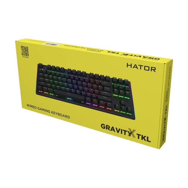 Купить Клавиатура HATOR Gravity X TKL Orange Black(HTK550UA) - фото 6