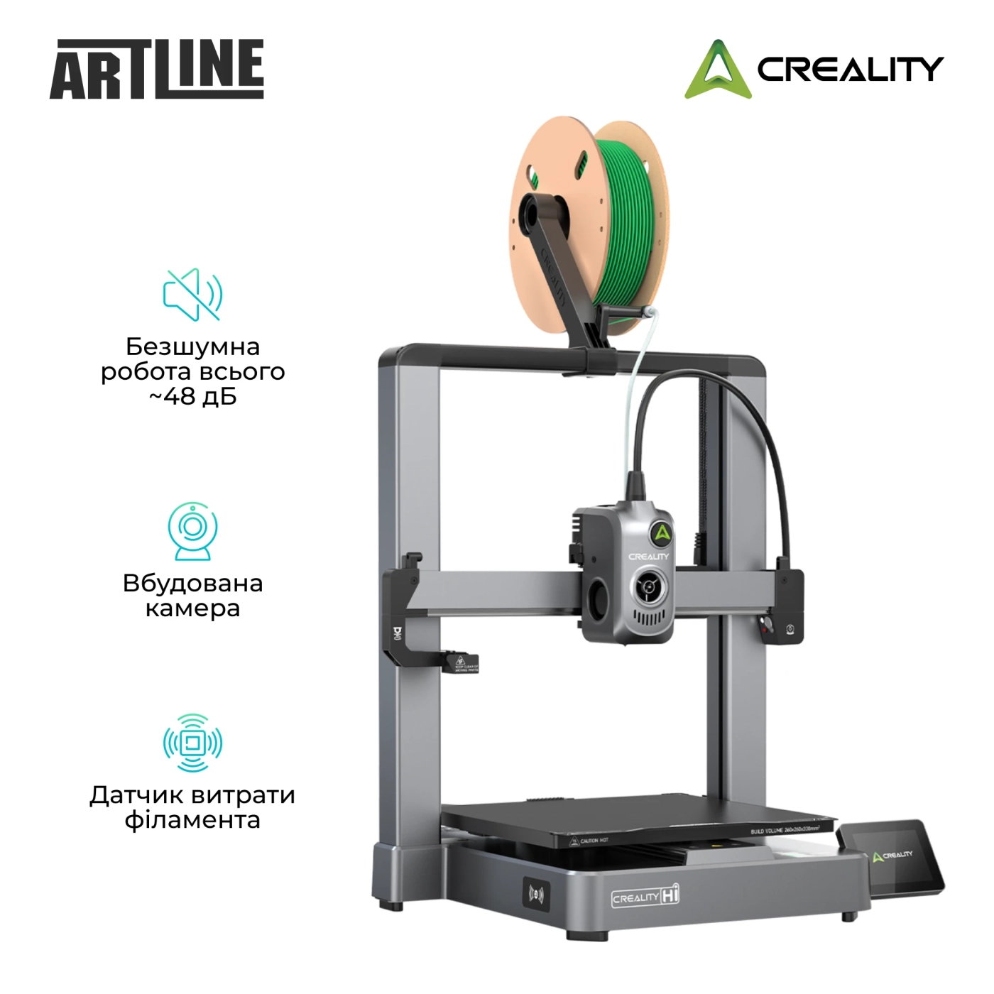 Купити 3D принтер Creality Hi - фото 2