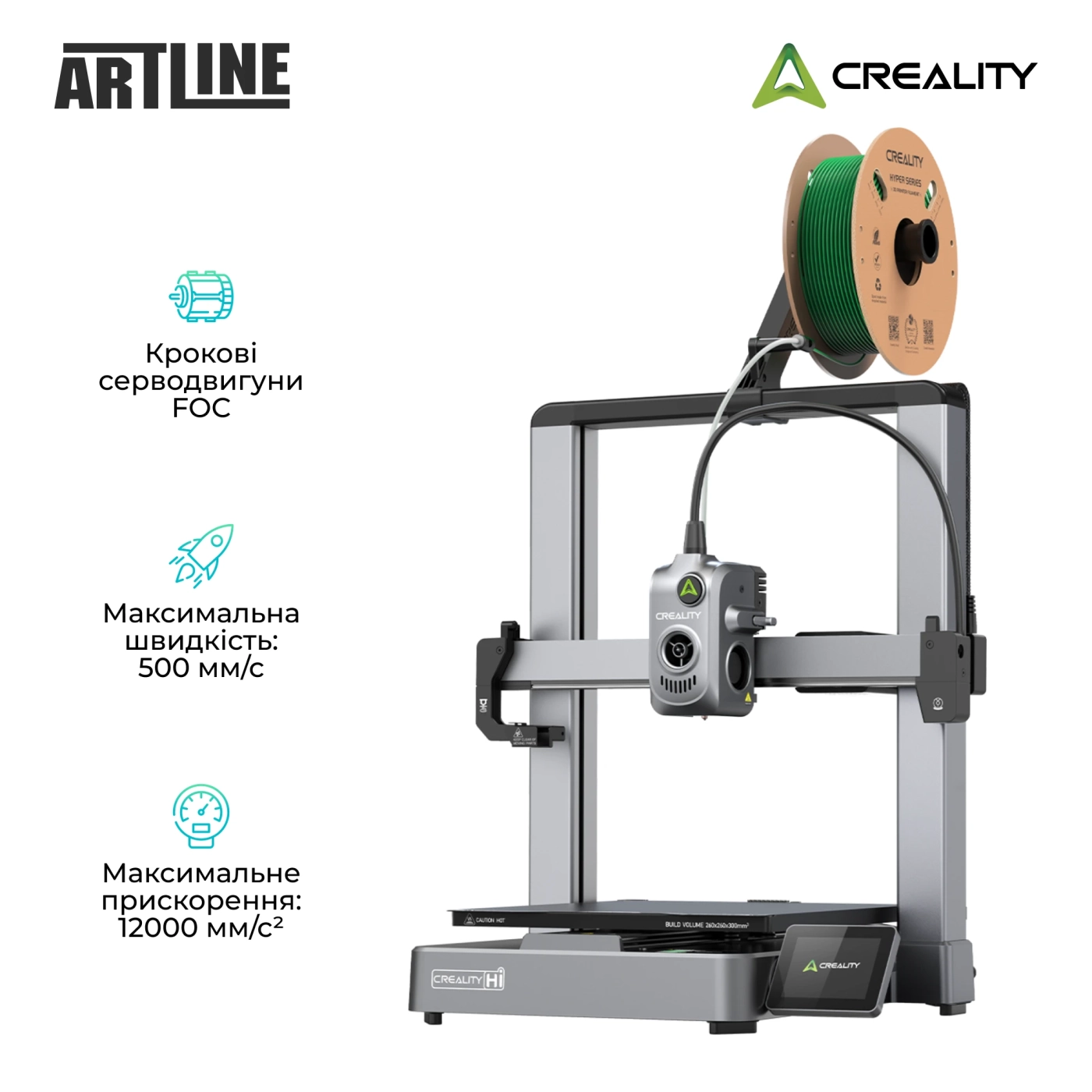 Купити 3D принтер Creality Hi - фото 3