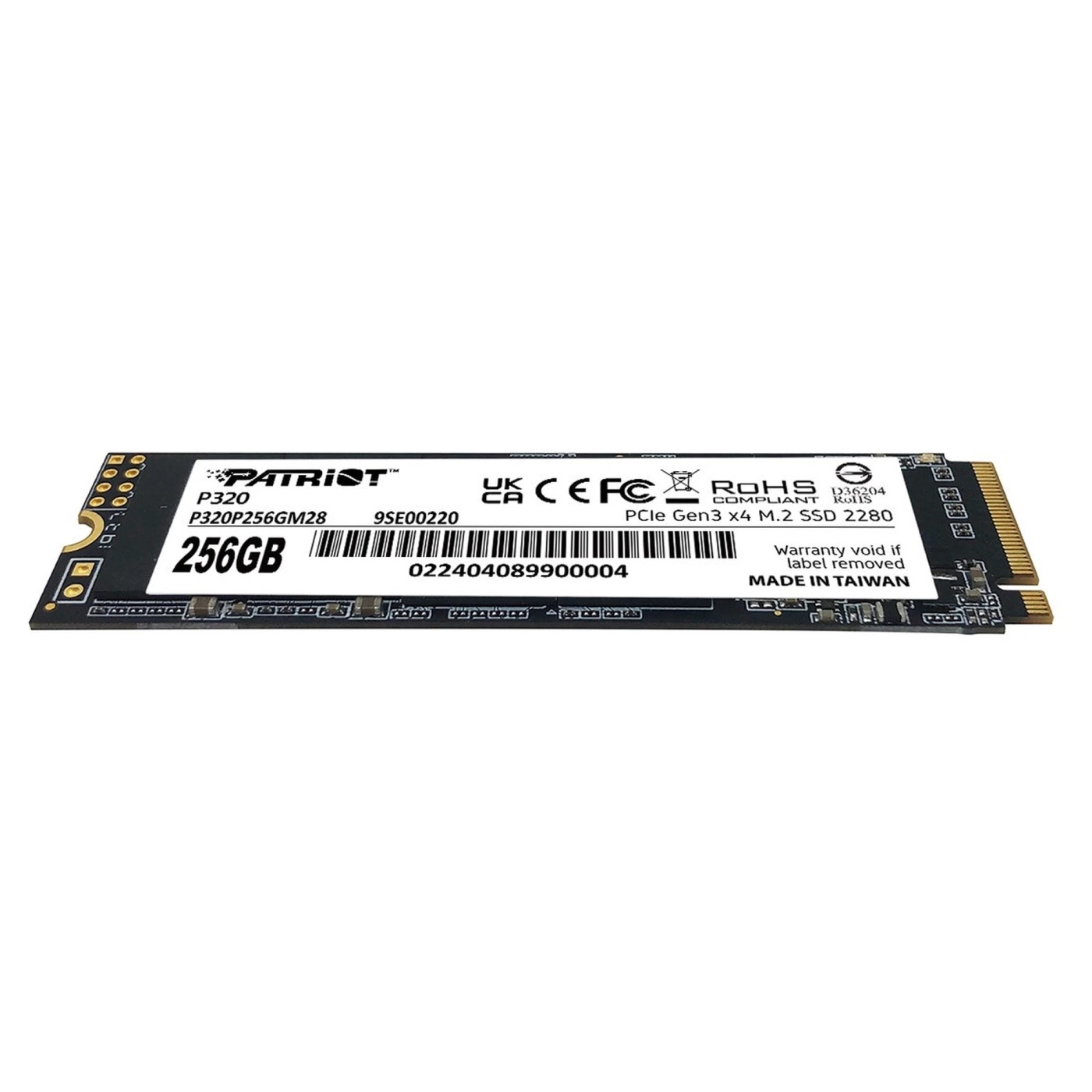 Купити SSD диск 256GB Patriot P320 M.2 PCIe 3.0 x4 NVMe TLC (P320P256GM28) - фото 2