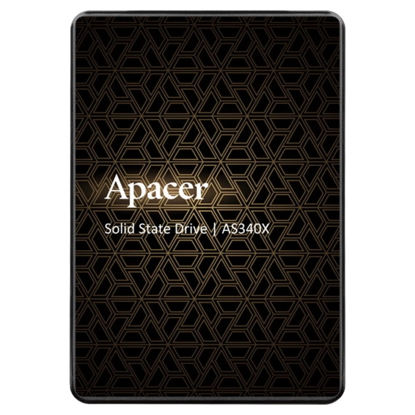 Купить SSD диск APACER AS340X 120GB 2,5' SATA III TLC (AP120GAS340XC) bulk - фото 1