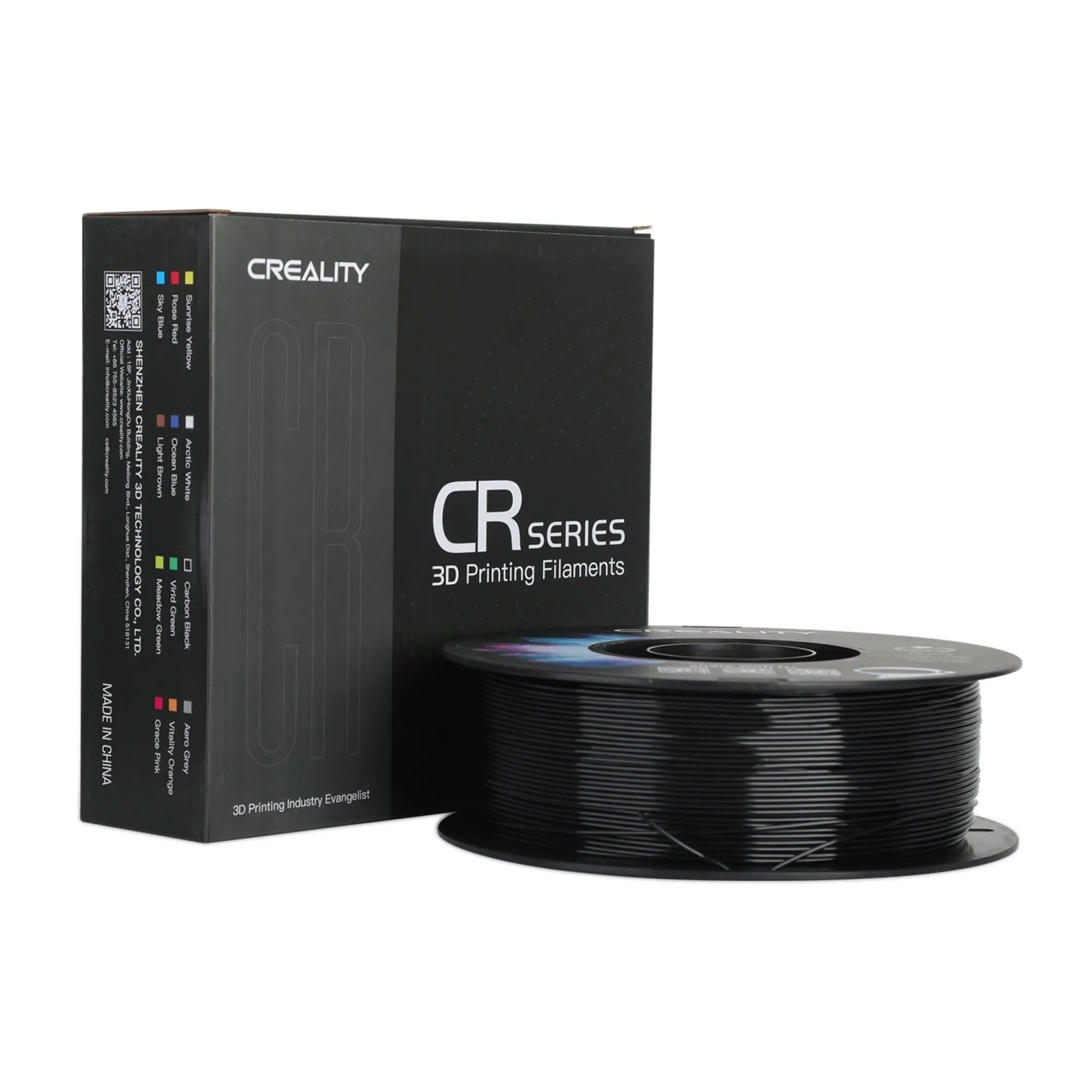 PETG Filament (пластик) для 3D принтера CREALITY 3x1кг, 1.75мм, белый/синий/чорный (330103003XWBB) - фото 3