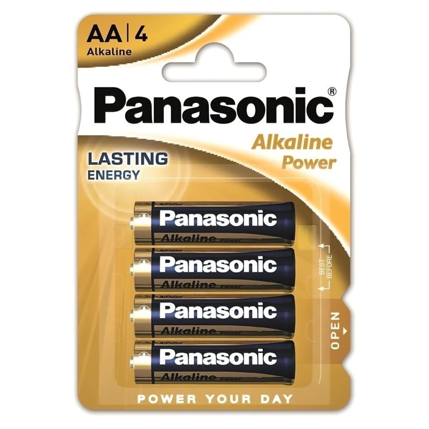 Купить Батарейка Panasonic ALKALINE POWER AA BLI 4 (LR6REB/4BPR) - фото 1