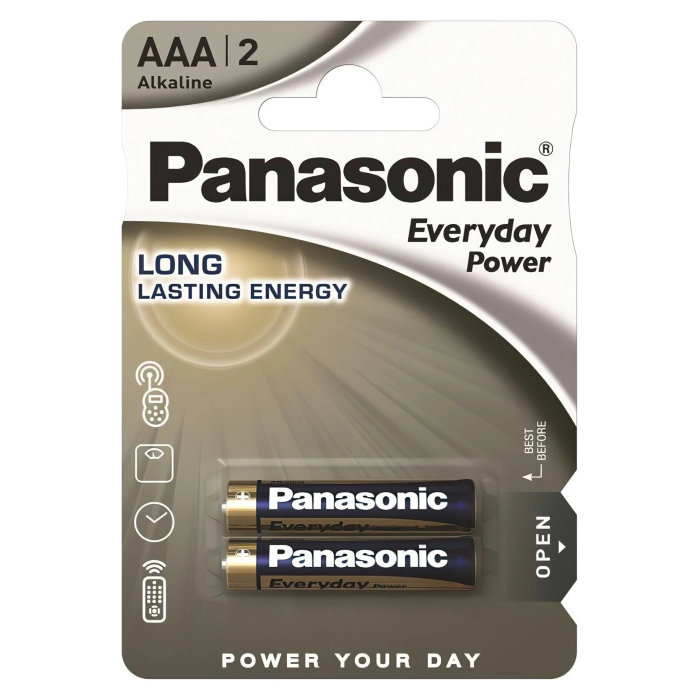 Купить Батарейка Panasonic EVERYDAY POWER AAA BLI 2 ALKALINE (LR03REE/2BR) - фото 1