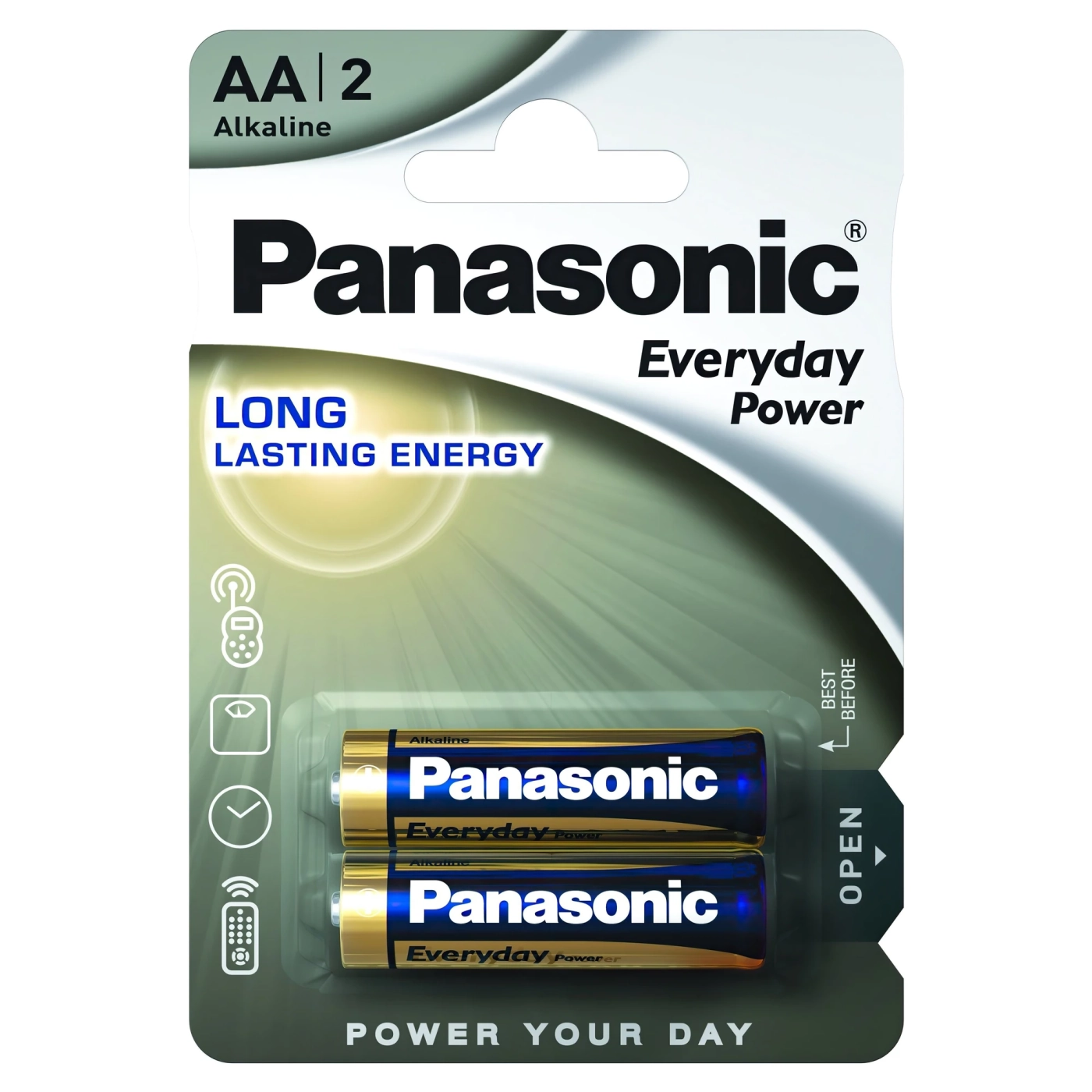 Купить Батарейка Panasonic EVERYDAY POWER ALKALINE AA 2 шт. (LR6REE/2BR) - фото 1