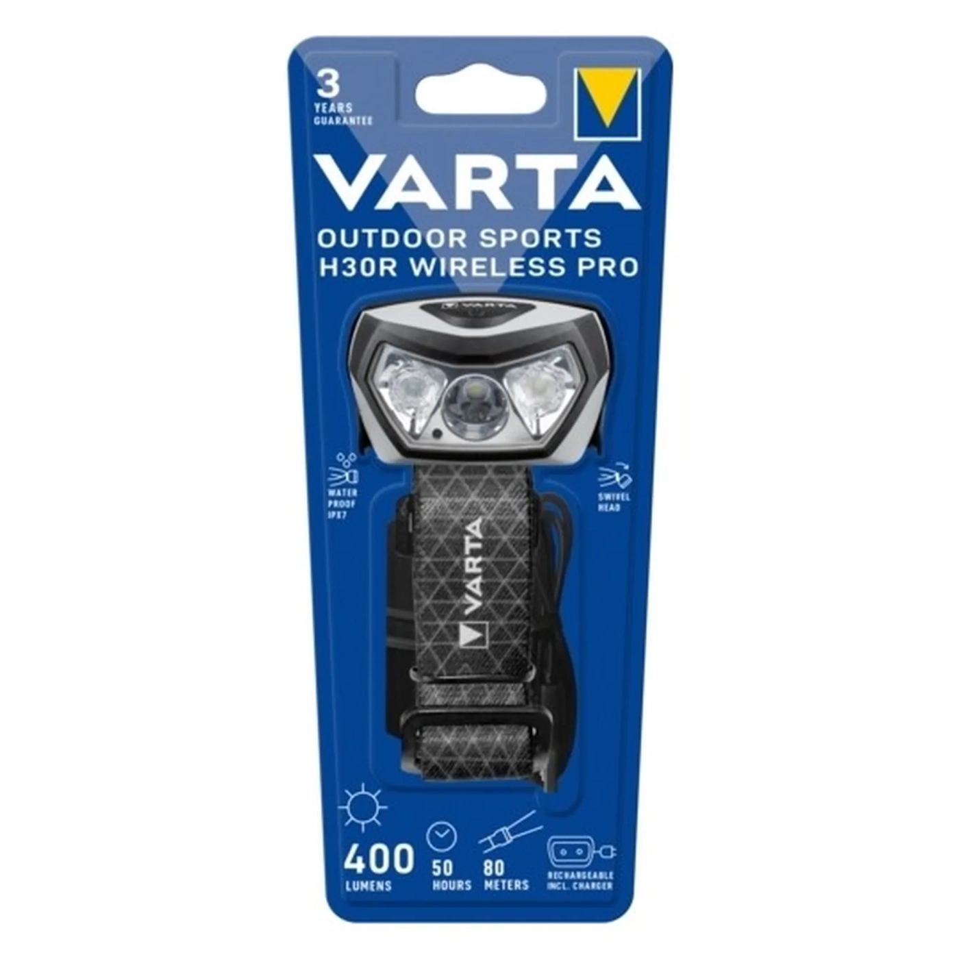 Купить Фонарь Varta Outdoor Sports H30R Wireless Pro (18650101401) - фото 2