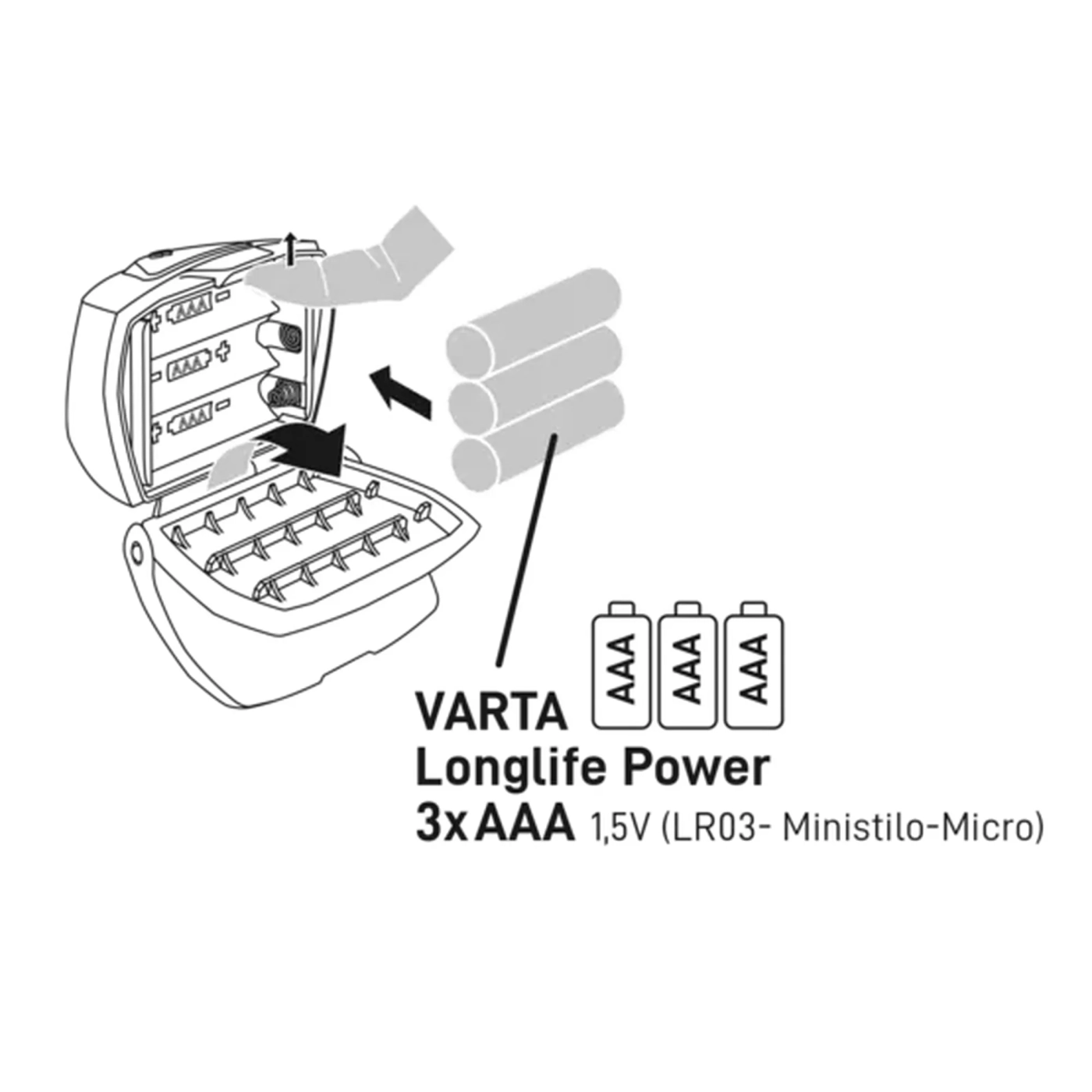 Купити Ліхтар Varta Outdoor Sports H20 Pro (17650101421) - фото 3