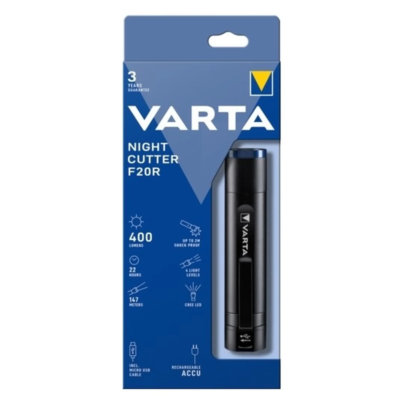 Купить Фонарь Varta Night Cutter F20R (18900101111) - фото 2