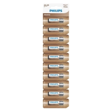 Купити Батарейка Philips Entry Alkaline AА 10 шт (LR6AL10S/10) - фото 1