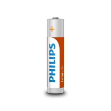 Купить Батарейка Philips LongLife Zinc Carbon AAA 4 шт (R03L4B/10) - фото 2