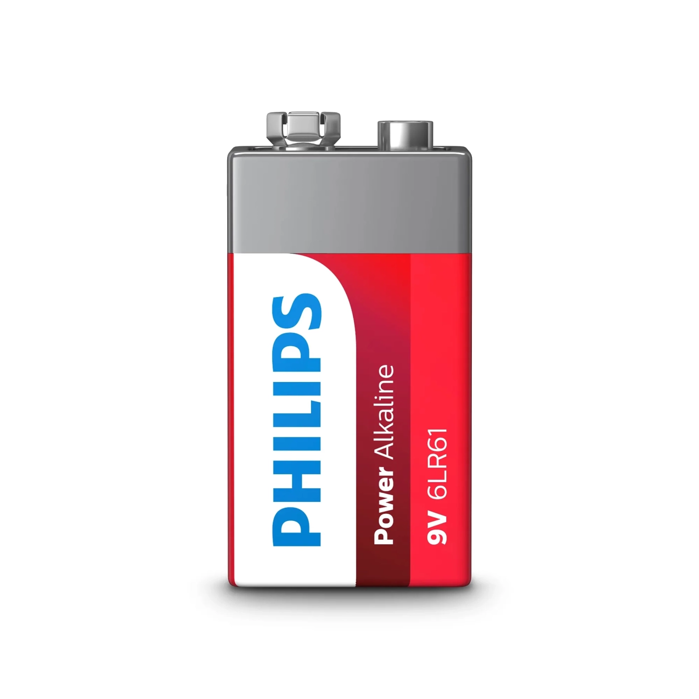 Купити Батарейка Philips Power Alkaline 6LR61 (6LF22, MN1604, MX1604, Крона) 1 шт (6LR61P1B/10) - фото 2