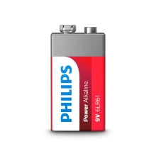 Купити Батарейка Philips Power Alkaline 6LR61 (6LF22, MN1604, MX1604, Крона) 1 шт (6LR61P1B/10) - фото 2