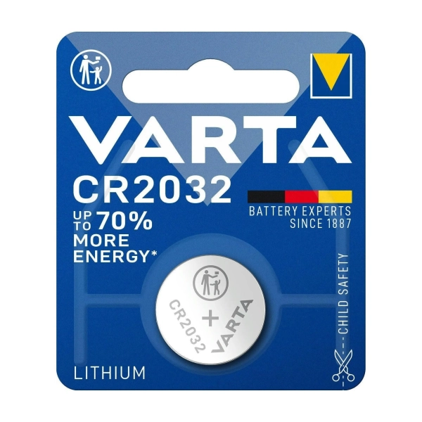 Купити Батарейка VARTA CR2032 Lithium 1 шт (06032101401) - фото 1
