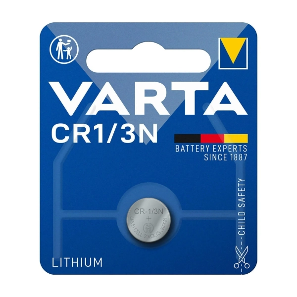 Купити Батарейка VARTA CR1/3N Lithium 1 шт (06131101401) - фото 1