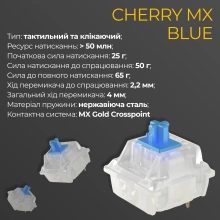 Купити Клавіатура Ducky One 3 RGB TKL White Cherry MX Blue - фото 7